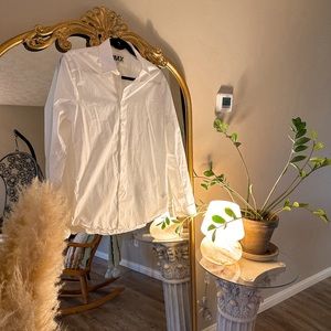 Express White Button Down